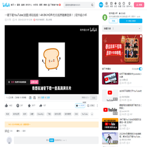 一键下载YouTube(油管)/B站视频！4K/8K/HDR/杜比视界随意选择！ | 软件超小杯_哔哩哔哩_bilibili